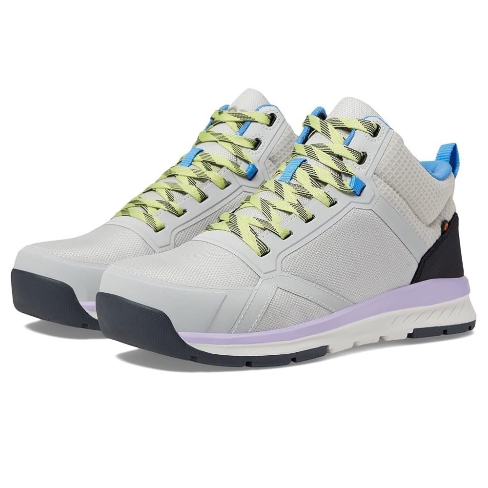Bogs Sandstone Mid Composite‎ Safety Toe Gray Womens Sz 10